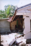 Showing typical Tsunami damage to a home (Jan 2005)
